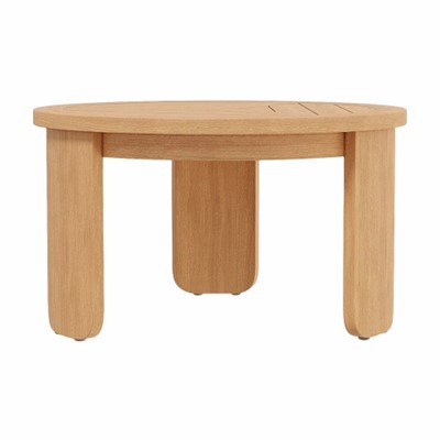 Moderna zunanja klubska mizica iz tikovine