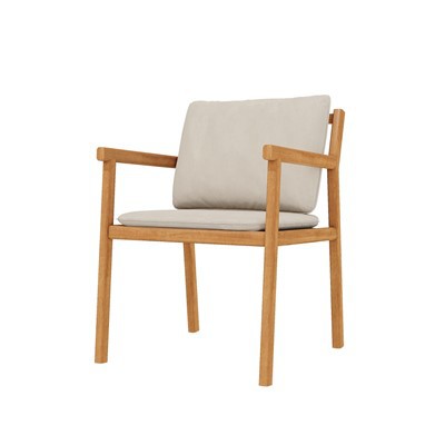 Zunanji fotelj iz tikovine